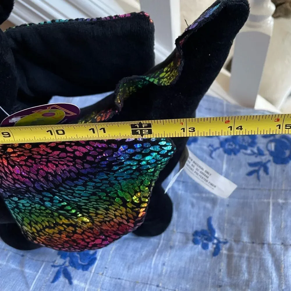 Redemption Black Rainbow Dragon Plush